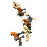 Battle Droid MINIFIGURE Bundle - Security, Pilot, Commander - Qty 6