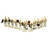 LEGO Star Wars Battle Droid MINIFIGURE Army Pack - Color Tan - Qty 12 (with weapons 8)