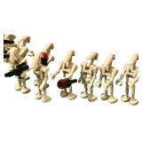 LEGO Star Wars Battle Droid MINIFIGURE Army Pack - Color Tan - Qty 12 (with weapons 8)