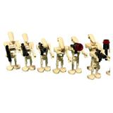 LEGO Star Wars Battle Droid MINIFIGURE Army Pack - Color Tan - Qty 12 (with weapons 8)