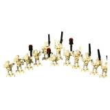 LEGO Star Wars Battle Droid MINIFIGURE Army Pack - Color Tan - Qty 12 (with weapons 8)