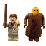 Harry Potter MINIFIGURE - Qty 2 | Peter Pettigrew Goblet of Fire | Rubeus Hagrid