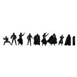 Star Wars Action Figures: Darth Vader | Darth Maul - Qty 10pcs