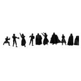 Star Wars Action Figures: Darth Vader | Darth Maul - Qty 10pcs