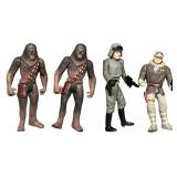 Star Wars Action Figures - Qty 12 - R2-D2 | Jawa | Battle Droid (Naked C-3PO) | Battle Droid (Naked C-3PO) | Star Wars Basic Figure 2-Pack Han Solo (Mimban) & Chewbacca (Mimban) | C-3PO |  Action Figu