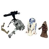 Star Wars Action Figures - Qty 12 - R2-D2 | Jawa | Battle Droid (Naked C-3PO) | Battle Droid (Naked C-3PO) | Star Wars Basic Figure 2-Pack Han Solo (Mimban) & Chewbacca (Mimban) | C-3PO |  Action Figu