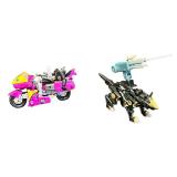 Transformers Armada Sideways Super-Con Action Figure | Tomy Zoids RZ-046 Shadow Fox Model Kit