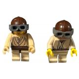 LEGO Star Wars Young Anakin Skywalker MINIFIGURE - Qty 2 | Pilot - Podracer