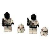 LEGO Star Wars Clone Trooper, 91st Mobile Reconnaissance Corps (Phase 2) MINIFIGURE with a black head SW0130 | Year: 2005