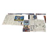 Vintage Mixed LEGO Posters, Catalogs and Instruction Manuals - Qty 8
