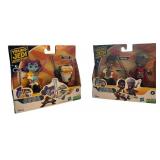 Star Wars Young Jedi Adventures Pop-Up Lightsaber Duel Action Figure Sets - Qty 2
