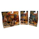 Star Wars: Young Jedi Adventures Action Figures - Qty 3