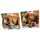 Star Wars Young Jedi Adventures Pop-Up Lightsaber Duel Action Figure Sets - Qty 2