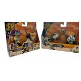 Star Wars Young Jedi Adventures Pop-Up Lightsaber Duel Action Figure Sets - Qty 2