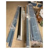 Set of Metal Roofing Panels with Trim and Hardware