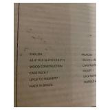 Linon Norah Backless Nook Wooden Storage Bench, Unfinished