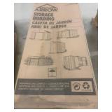 Arrow Newport 10x8 ft Steel Backyard Storage Shed Kit