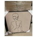 Pallet of 18 x 18 Inch Modern Line Art Canvas Prints