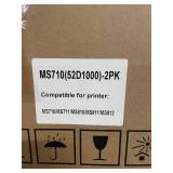 2-Pack LCC 52D0H00 Compatible Toner Cartridges for Lexmark MS710 MS711 MS810 MS811 MS812