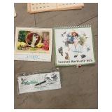 Bulk Lot of Vintage and Art Calendars Assorted Years