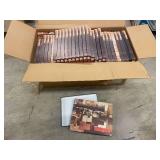 Lot of Decorative Abstract Art Print Storage Boxes with Lids