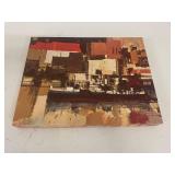 Lot of Decorative Abstract Art Print Storage Boxes with Lids