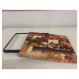 Lot of Decorative Abstract Art Print Storage Boxes with Lids