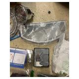 Assorted Plumbing, Lighting, and Bathroom Hardware Parts Lot