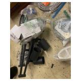 Assorted Plumbing, Lighting, and Bathroom Hardware Parts Lot