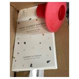 Household and Kitchen Gadget Lot Including Baby Closet Dividers, Mixer Attachment Holder, Grinders