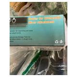 Household and Kitchen Gadget Lot Including Baby Closet Dividers, Mixer Attachment Holder, Grinders