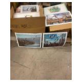 Collection of Assorted Laminated Placemats