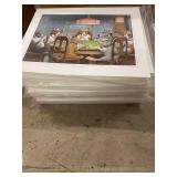 Stack of Approximately 500 A Friend in Need Art Prints by Cassius Marcellus Coolidge