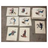 Collection of Norman Rockwell Art Prints Illustrations