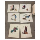 Collection of Norman Rockwell Art Prints Illustrations