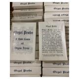 Lot of 110 Orgel Probe A Quiz Game of Organ Trivia Card Games