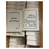 Lot of 120 Poker Size Playing Cards Factory-Sealed Decks