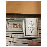 Box of 120 Hoyle Poker Size Plastic Coated Playing Cards