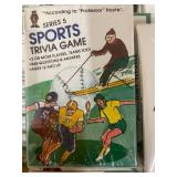 Collection of Pocket Trivia Card Games Including Sports and Amtrak Editions