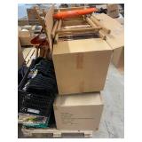 Bulk Lot of Board Games, Playing Cards, Trivia Decks, Artwork, Bar Stools, and Mickey Hats