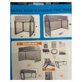 Yzzwer Vertical Laminar Flow Hood with HEPA Filter and Fan Unit 110V