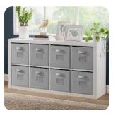 Bayside Room Divider with 8 Storage Bins by Whalen