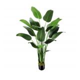 XLLXO Artificial Strelitzia Bird of Paradise Plant with Pot