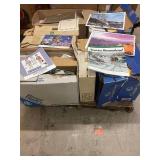 Large Collection of Vintage Calendars on Pallet
