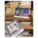 Large Collection of Vintage Calendars on Pallet