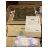 Large Collection of Vintage Calendars on Pallet