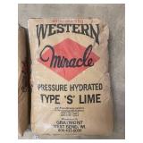 Lot of 2 Western Miracle Pressure Hydrated Type S Lime Bags