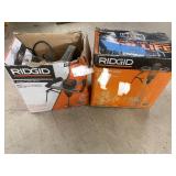 Lot of 2 UNTESTED Ridgid Paddle Mud Mixers with Soft Start Technology