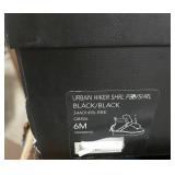 Coach Urban Hiker Shearling Black Leather Boots Size 6M with Box