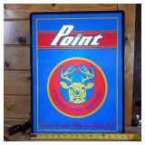 Stevens Point Brewery lighted advertising sign  score a few points tonight!